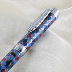 Stylo Bille Avenue Montaigne® "Cobblestones" Bleu/Violet