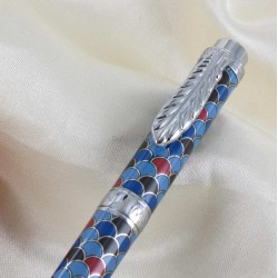Stylo Plume Avenue Montaigne® "Cobblestones" Bleu/Violet