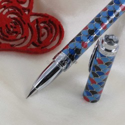 Stylo Plume Avenue Montaigne® "Cobblestones" Bleu/Violet