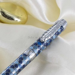 Stylo Bille Avenue Montaigne® "Cobblestones" Bleu/Gris