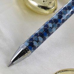 Stylo Bille Avenue Montaigne® "Cobblestones" Bleu/Gris