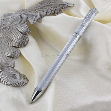 Stylo Bille Avenue Montaigne® "Grand Palais" Satin/Chrome Stylo Bille Avenue Montaigne® "Grand Palais" Satin/Chrome
