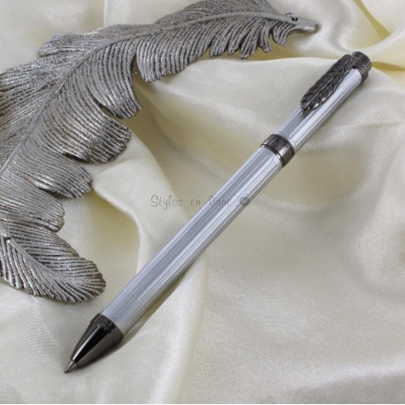 Stylo Bille Avenue Montaigne® "Grand Palais" Satin/Gun Stylo Bille Avenue Montaigne® "Grand Palais" Satin/Gun