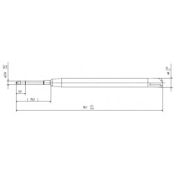 Recharge BILLE NOIRE (large 1,2 mm) PARKER