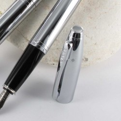 Parure Plume & Bille Cross® "Calais" Chrome