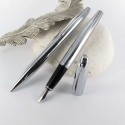 Parure Plume & Bille Cross® "Calais" Chrome