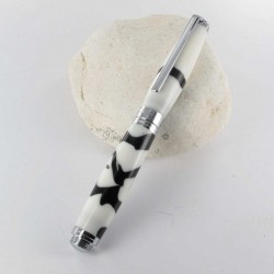 Stylo Plume Recife® Mystique Soyouz Noir Blanc
