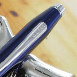 Stylo Bille Cross® Century II Précieux Laque Bleue & Rhodium