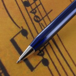 Stylo Bille Cross® Century II Précieux Laque Bleue & Rhodium