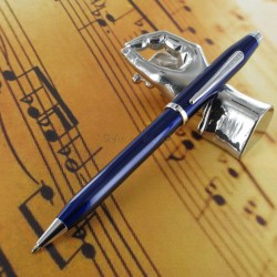 Stylo Bille Cross® Century II Précieux Laque Bleue & Rhodium