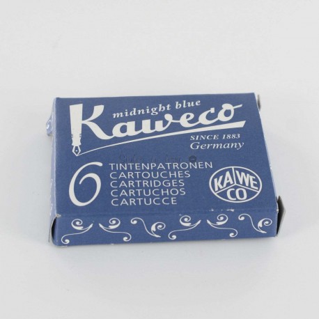 Cartouches KAWECO® Midnight Blue - Boite de 6 Cartouches KAWECO® Midnight Blue - Boite de 6