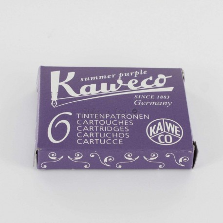 Cartouches KAWECO® Summer Purple - Boite de 6 Cartouches KAWECO® Summer Purple - Boite de 6