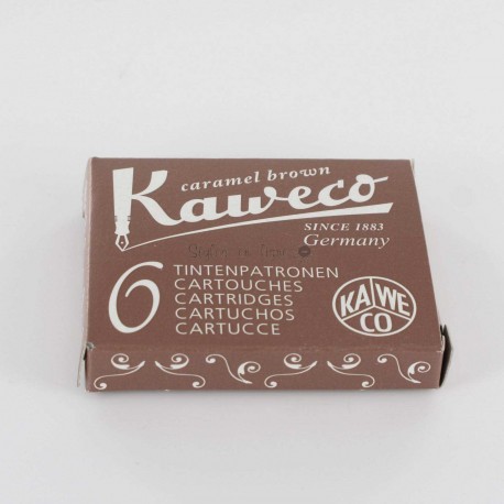 Cartouches KAWECO® Caramel Brown - Boite de 6 Cartouches KAWECO® Caramel Brown - Boite de 6