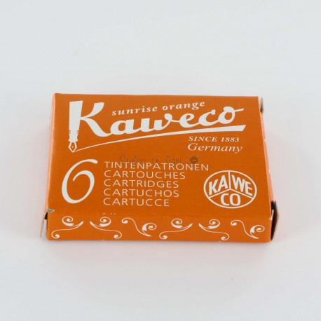 Cartouches KAWECO® Sunrise Orange - Boite de 6 Cartouches KAWECO® Sunrise Orange - Boite de 6