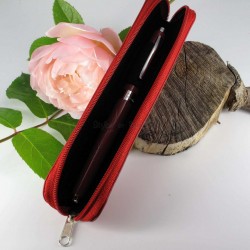 Stylo Plume Oberthur® "Astrée" Laqué Rouge Brillant