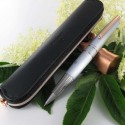 Stylo Bille Oberthur "Joy" Bleu Cuivré + Etui offert