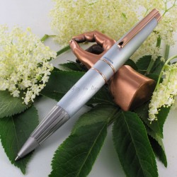 Stylo Bille Oberthur "Joy" Bleu Cuivré