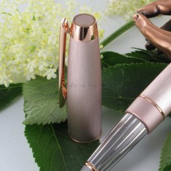 Stylo Roller Oberthur "Joy" Rose cuivré