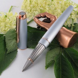 Stylo Roller Oberthur "Joy" Bleu cuivré