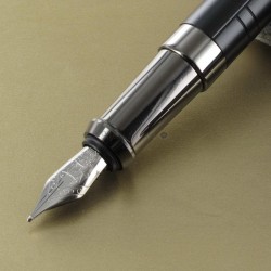 Stylo Plume Oberthur® "Méridien" Noir Mat