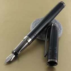 Stylo Plume Oberthur® "Méridien" Noir Mat