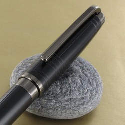 Stylo Bille Oberthur® "Méridien" Noir Mat