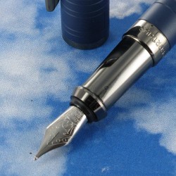 Stylo Plume Oberthur® "Méridien" Bleu Mat