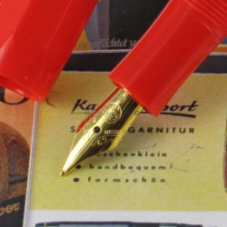 Stylo Plume Kaweco® Classic Sport Rouge doré à l'or 23 carrats