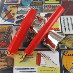 Stylo Plume Kaweco® Classic Sport Rouge doré à l'or 23 carrats