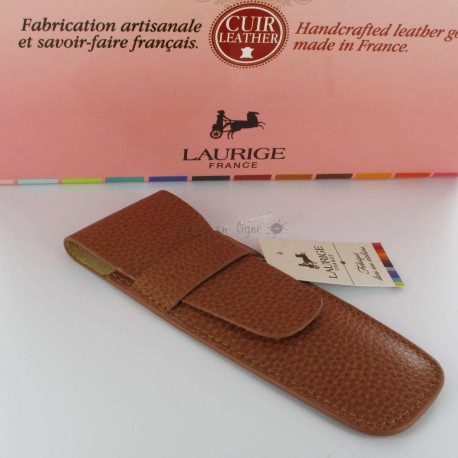 Etui Cuir Laurige® Gold 2 Stylos Etui Cuir Laurige® Gold 2 Stylos
