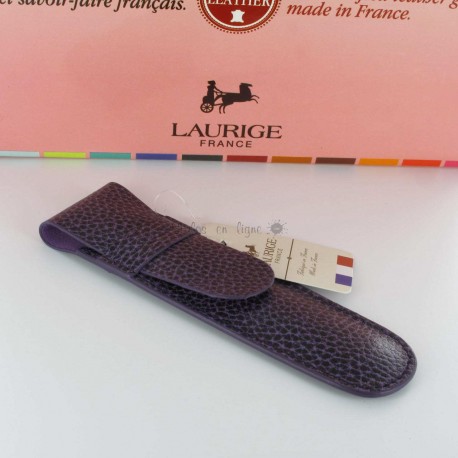 Etui Cuir Laurige® Violine 1 Stylo Etui Cuir Laurige® Violine 1 Stylo