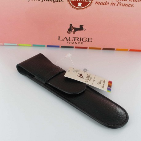 Etui Cuir Laurige® Noir 1 Stylo Etui Cuir Laurige® Noir 1 Stylo