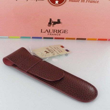 Etui Cuir Laurige® Marron 1 Stylo Etui Cuir Laurige® Marron 1 Stylo