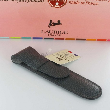 Etui Cuir Laurige® Gris 1 Stylo Etui Cuir Laurige® Gris 1 Stylo