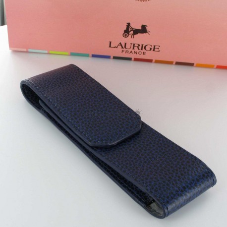 Etui Cuir Laurige® Marine 2 Stylos Aimanté Etui Cuir Laurige® Marine 2 Stylos Aimanté
