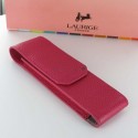 Etui Cuir Laurige® Fuchsia 2 Stylos Aimanté
