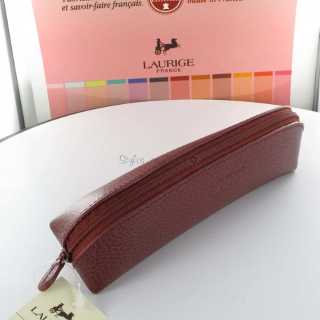 Trousse Cuir Laurige® Bordeaux Trousse Cuir Laurige® Bordeaux