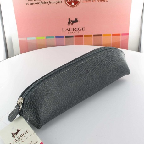 Trousse Cuir Laurige® Grise Trousse Cuir Laurige® Grise