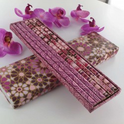 Coffret Crayons graphite Clairefontaine® ""orient-occident rose"