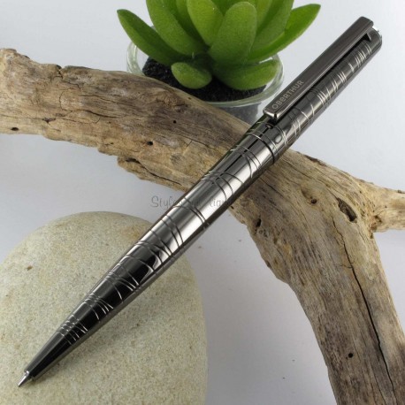 Stylo Bille Oberthur® "Arabesque" Gun Guilloché Stylo Bille Oberthur® "Arabesque" Gun Guilloché