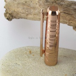 Stylo Roller Oberthur® "Arabesque" Cuivre Guilloché
