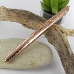 Stylo Roller Oberthur® "Arabesque" Cuivre Guilloché