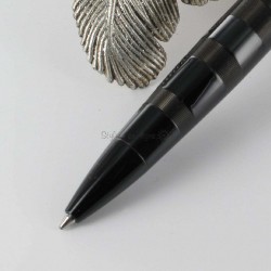 Stylo Bille Oberthur® "Jupiter" Noir Guilloché