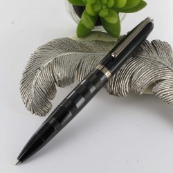 Stylo Bille Oberthur® "Jupiter" Noir Guilloché