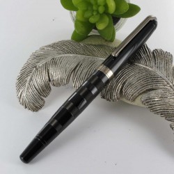Stylo Roller Oberthur® "Jupiter" Noir Guilloché