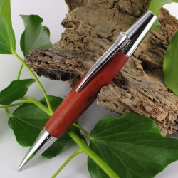 Collection "E-MOTION" Bois poirier et métal chromé STYLO-BILLE automne