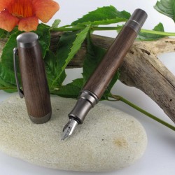 Stylo Plume Oberthur® Argan Noyer