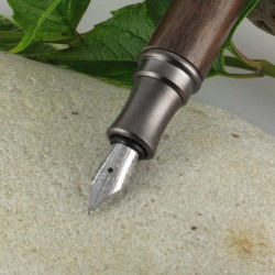 Stylo Plume Oberthur® Argan Noyer