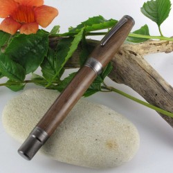 Stylo Plume Oberthur® Argan Noyer