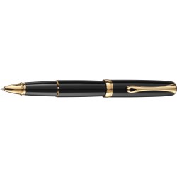 Stylo Roller Diplomat® Excellence A Laqué Noir Doré